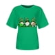 thumbnail image 4 of Puntoco blusas sueltas casuales con estampado interesante y cuello redondo para mujer Puntoco Puntoco-4673, 4 of 7