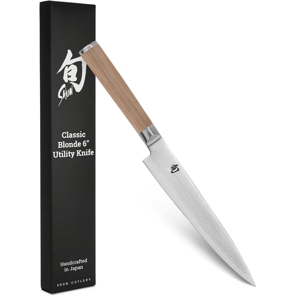 Shun Classic Blonde 6-inch Utility Kitchen Knife DM0701W