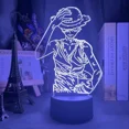 thumbnail image 2 of Figura de acción de One Piece Zoro Luffy Anime Night Lights, LED 3D, 16 colores que cambian, Usopp, Sanji, Chopper, Hancock, regalo de Navidad, 2 of 5