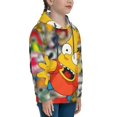 thumbnail image 3 of Simpsons Youth Hoodies 3D Print Pullover Hooded Sweatshirt Unisex Casual Sweater Tops Blouse Long Sleeve Kids Hoodie Small, 3 of 8