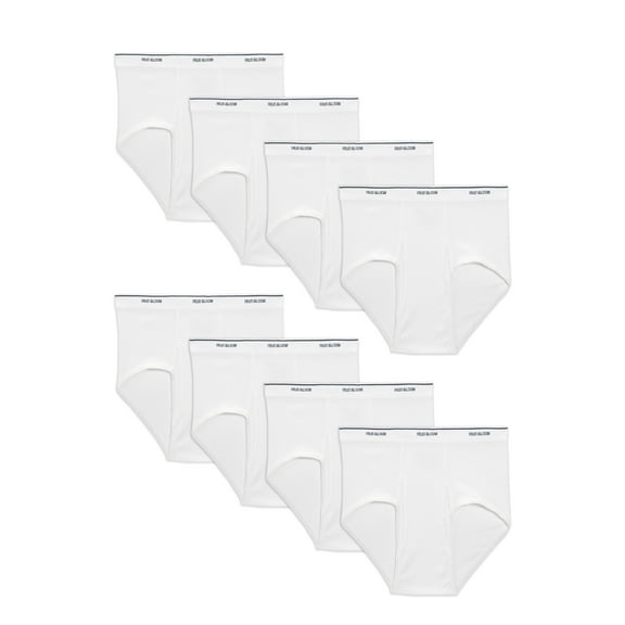 Fruit of the Loom Men's Cotton White Briefs, 7 1 Bonus Pack