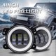 thumbnail image 2 of LED Fog Lights 4 Inch for Jeep Wrangler JK TJ - 2pcs, Compatible with General Motors, 2 of 5