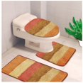 thumbnail image 2 of Kashi Home Denise 3 Piece Striped Bath Rug, 2 of 4