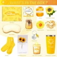 thumbnail image 2 of Birthday Gifts for Women, Set of 13 Unique Gift Baskets Birthday Present for Best Friends Bff Sister Sending Sunshine Include Tumbler, Get Well Gifts for Women Sunflower Presents, 2 of 7
