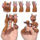 thumbnail image 1 of 1 Set Of Cartoon Squirrel Hand Puppet Children's Finger Doll Props-In stock, 1 of 1