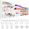 thumbnail image 1 of Kit Peg Board FZK de 36 piezas con 4 tableros perforados blancos y accesorios, 1 of 7