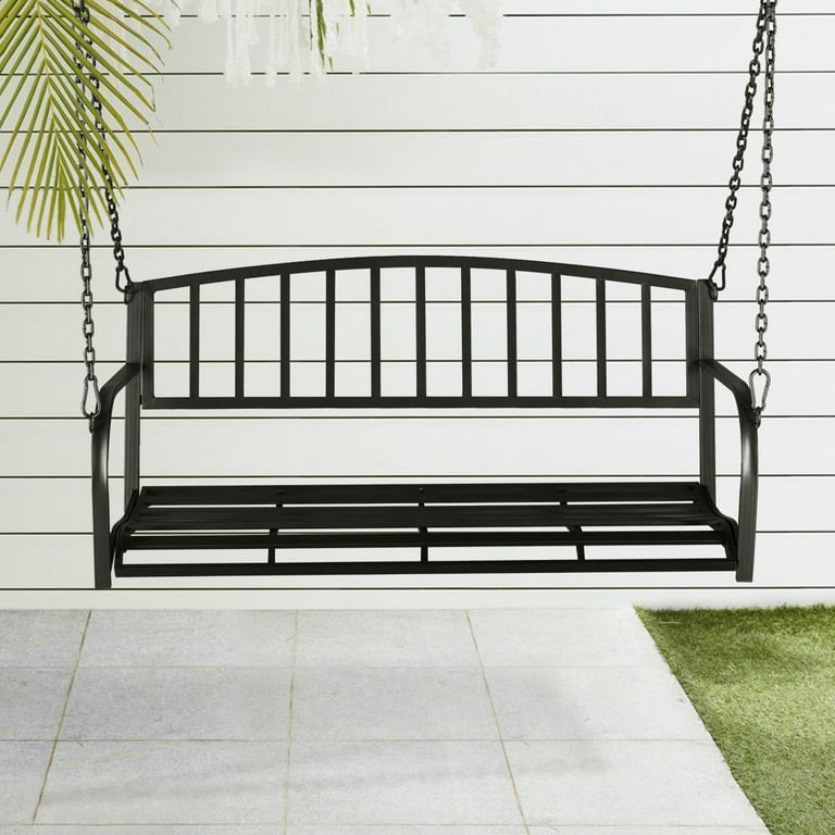 Wrought iron outlet patio swing