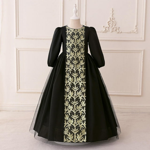 Cowsor Robe de Prière à Manches Longues pour Filles Musulmanes Abaya Moyen-Orient Musulman Robe de Dubaï 2025 Ramadan Aïd Aïd Caftan