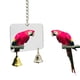 thumbnail image 5 of Juguetes de Campana Colgante de Espejo para Pequeños Loros Salvador Espejo de pájaro, 5 of 8