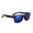 Black, variant on Prosport Full Lens Horn Rim Frame Reading Sunglasses, Blue