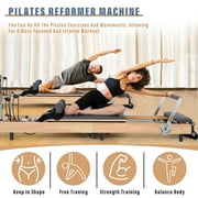 MOPHOTO Pilates Reformer-Glonerle Pilates Reformer Machine with Springs-Foldable Pilates Machines for Home Use and Studio-Pilates Equipment