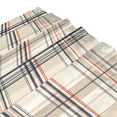 thumbnail image 3 of Yayeee Shower Curtain with Hooks 72"x72" Waterproof Fabric Bathroom Hanging Decor, Beige Plaid Pattern, 3 of 5