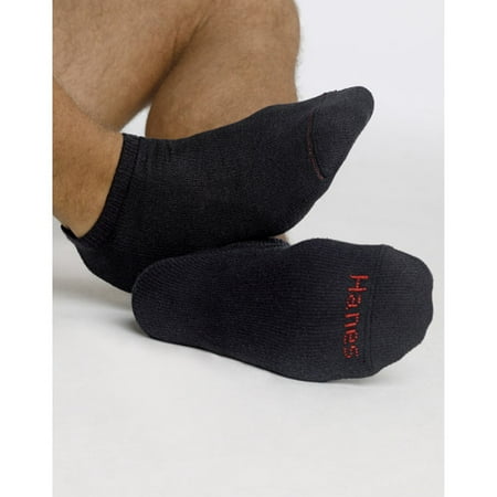 Hanes Men's Cushion No Show Socks 12-Pack