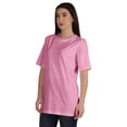 thumbnail image 4 of Inkmeso T-Shirt Basique en Coton à Col Rond pour Femmes Coupe Ample Décontractée Long pour Entraînement, 4 of 8