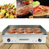 DENEST Electric Commercial Countertop Griddle Temperature Adjustable Non-Stick Stainless Steel 4400W