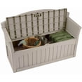 thumbnail image 4 of Suncast 50 Gallon Patio Bench Large Outdoor Durable Resin Garden Storage Box, 4 of 4