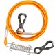 thumbnail image 1 of Cable de amarre para perros XiaZ de 20 pies con ganchos giratorios para perros de 55 kg, 1 of 7