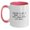 White/Pink, variant on Gifts for Dancing Lovers, Funny Two Tone Coffee Mugs, Graduation Unique Gifts from Friends, 'Dancing Is Not A Hobby. It's A Post-apocalyptic Life Skill.' Mug