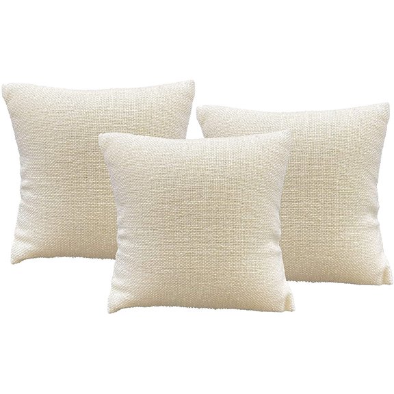 N'icePackaging 3 Qty - 4" x 4" Camelhide-Beige Linen Watch/Bangle Pillow Display -for Sales/Merchandise/Crafts/Storage/Display
