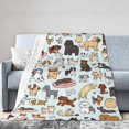 thumbnail image 1 of ORUYROP Dog Blanket | Wool Blanket | Soft, Plush, Warm Leisure Blanket, 1 of 7