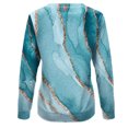 thumbnail image 5 of Blusa de manga larga con estampado de moda para mujer, suéter informal con cuello redondo, Tops, camisetas de chándal Fridja  bvmnju6684, 5 of 5