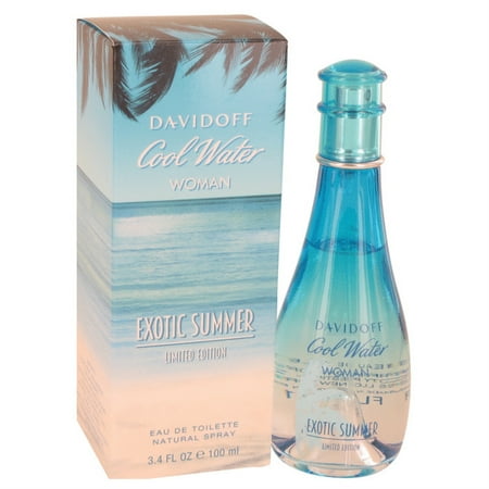 Cool Water Exotic Summer Perfume By Davidoff 34 Oz Eau De Toilette