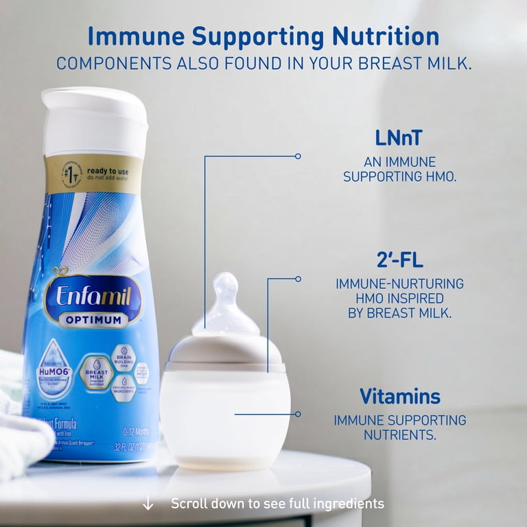 4 pack) Enfamil Optimum (Enspire) Ready to Feed Baby Formula, Our