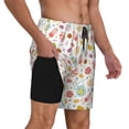 thumbnail image 3 of Goofa Dessert Printed Men's Swim Trunks Board Shorts Quick Dry Mens Swimming Trunks with Compression Liner,Breathable Fit Hawaii Beach Shorts-XX-Large, 3 of 9