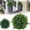 A, variant on Artificial Lavender Topiary Balls, Outdoor Faux Greenery Balls with Flowers, Fake Plant Sphere, Round Artificial Plant Balls for Front Door, Porch, Backyard, Home Decor, 20cm