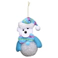 thumbnail image 2 of Christmas LED Lighted Christmas Bear Ornament Xmas Tree Pendant and Decor for Holiday Home Decoration, 2 of 6