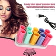 thumbnail image 2 of Compact Electric Heated Roller, Double Hot Rollers, Curling Roll Hair Tube, for Long, Medium, and All Hair - Hair Curlers - Hair Roller Clips Included, 2 of 8
