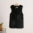thumbnail image 2 of Felirenzacia Women's Medium Length Faux Fur Vest Warm Women's Vest Coat Faux Fur Tops, 2 of 5