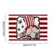 thumbnail image 3 of Boovnll 4th of July Placemats Red White Blue Placemats Heat-Proof Place Mats for Memorial Day Patriotic Kitchen Dining Table Party, 4th of July Decorations, 12x18", 3 of 6