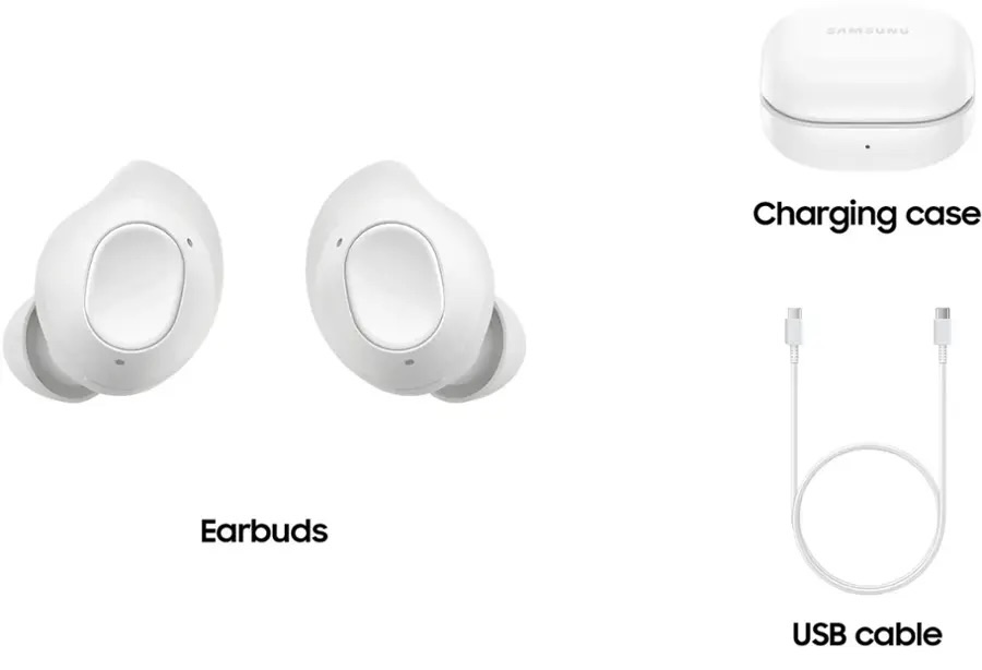 Samsung Galaxy Buds FE SM-R400NZWAXAR Earset, White