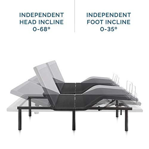 Lucid L600 Adjustable Bed Base Frame With Massage Features