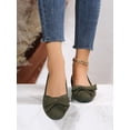 thumbnail image 5 of Women's Comfortable Round Toe Flats - Fashion Bowknot Dress Shoes, Slip On Casual Party, 5 of 14