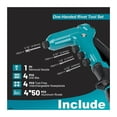 thumbnail image 5 of One-Handed Rivet Gun Pop Rivet Gun Set Professional Hand Riveter Manual Riveting Tool With 200 Rivets For Metal ,Wide Application, 5 of 7