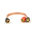 thumbnail image 2 of Raptor RCA600-Y1 6-inch 2 Male to 1 Female RCA Y Adapter Splitter Audio Cable 6" - 10 Pack, 2 of 3
