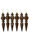 thumbnail image 2 of 6 Pcs Velvet Christmas Tree Ornaments,Flocked Conical Christmas Tree Hanging Ornament,Ribbed Textures Pendant for Xmas Tree and Window Decor, 2 of 7