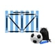 thumbnail image 4 of Colchoneta de entrenamiento con pisadas para fútbol, ​​accesorios para equipos de manejo de balón y ritmo de entrenamiento con pelota, 4 of 9