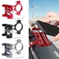 thumbnail image 4 of Aluminum Alloy Mobile Phone Holder Bicycle Navigation Shockproof Fixed Bracket black, 4 of 8