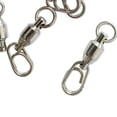 thumbnail image 3 of Pequeños giratorios de pesca Barril giratorio de acero inoxidable Señuelos de pesca Giratorios a presión Giratorios de rodamiento de bolas Aparejos de 1 Sunnimix Eslabón giratorio de pesca, 3 of 7