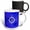 Multicolor, variant on 3drose, Cool Nautical Compass Rose Design on a Blue Map of the Florida Keys., 11oz Two-tone Green Mug