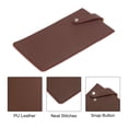thumbnail image 3 of Uxcell PU Leather Knife Sheath Meat Cleaver Sheath Waterproof Knife Guard Deep Brown, 3 of 5