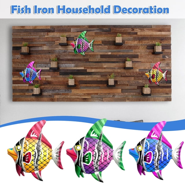 Ganfancp Colgante de Pared de Hierro Arte de Pared Jardín Interior Decoración de La Habitación Del Hogar Liquidación Ventas Hoy Ofertas Prime 1X Decoraciones de Hierro