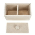 thumbnail image 3 of MLINS 2pcs Cotton Swabs Storage Case 2-Compartments Cotton Pads Desktop Container, 3 of 8