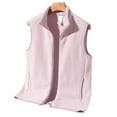 thumbnail image 2 of WTOBBY Winter Light Luxury Fashion Fleece Vest for Men, Sleeveless Waistcoat Jacket in Solid Color, Warm Casual Layering Piece for Cold Weather Style,Purple 3XL, 2 of 4
