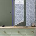 thumbnail image 5 of Ambesonne Flowers Boho Peel & Stick Wallpaper for Home, Hippie Purplish Floral, 13"x36", Pale Ceil Blue Mauve, 5 of 5