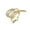 Gold, variant on Olive Leaf Ring for Women Wheat Cubic Zirconia Statement Ring Adjustable Wrap Finger Rings Engagement Wedding Band Promise Fashion Jewelry