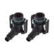 thumbnail image 1 of Conectores rápidos de línea de combustible de 5/16" para manguera ID de 15/32" con conector macho SAE hembra a adaptador rápido de 90 grados, 2 piezas, 1 of 6